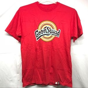 Entree Goonsquad Mens Medium 100% Cotton Red Shirt